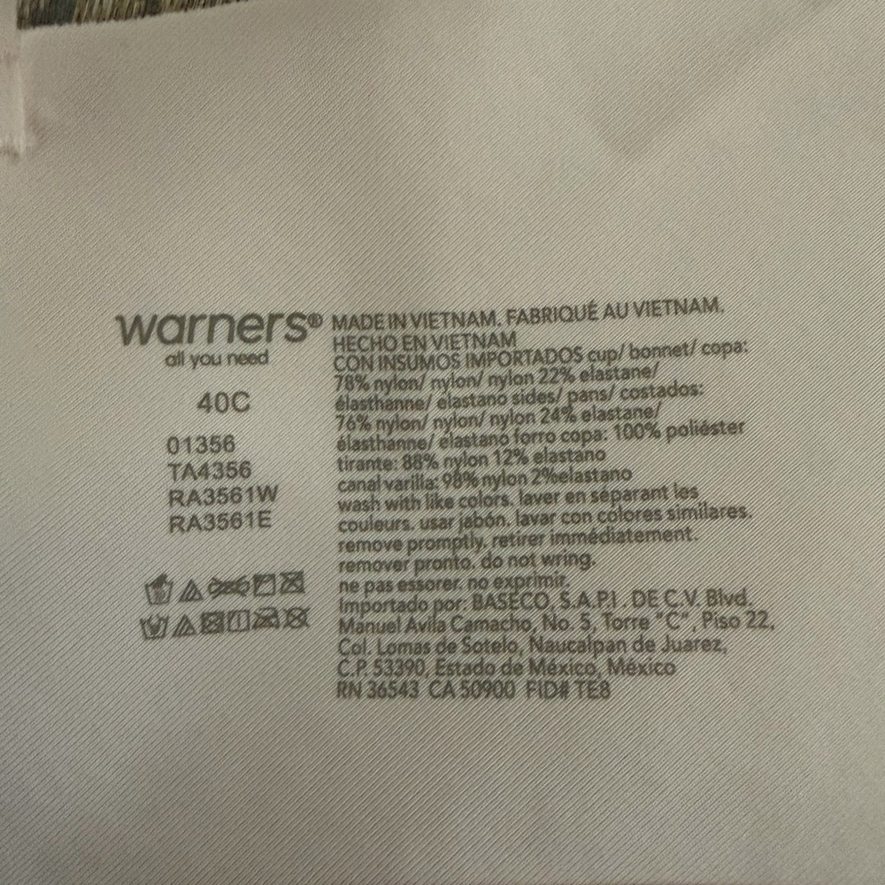 Warner's Beige Smooth T-Shirt Bra - Picture 2 of 3